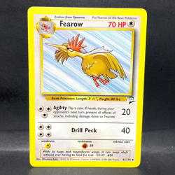 2000 POKEMON BASE SET 2 FEAROW 41/130 (LP) UNCOMMON - Image 1