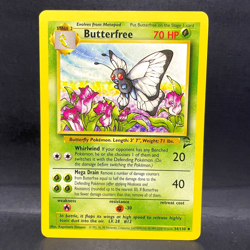 2000 POKEMON BASE SET 2 BUTTERFREE 34/130 (LP) UNCOMMON - Image 1