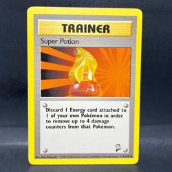 2000 POKEMON BASE SET 2 SUPER POTION 117/130 (LP) UNCOMMON - Image 1