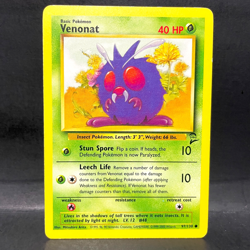 2000 POKEMON BASE SET 2 VENONAT 97/130 (LP) COMMON - Image 1