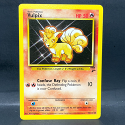 2000 POKEMON BASE SET 2 VULPIX 99/130 (LP) COMMON - Image 1
