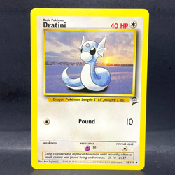 2000 POKEMON BASE SET 2 DRATINI 38/130 (LP) UNCOMMON - Image 1
