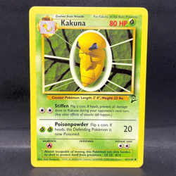 2000 POKEMON BASE SET 2 KAKUNA 47/130 (LP) UNCOMMON - Image 1