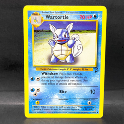 2000 POKEMON BASE SET 2 WARTORTLE 63/130 (LP) UNCOMMON - Image 1