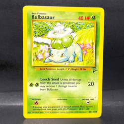 2000 POKEMON BASE SET 2 BULBASAUR 67/130 (LP) COMMON - Image 1