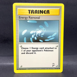2000 POKEMON BASE SET 2 ENERGY REMOVAL 119/130 (LP) COMMON - Image 1
