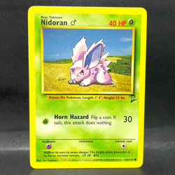 2000 POKEMON BASE SET 2 NIDORAN 83/130 (LP) COMMON - Image 1