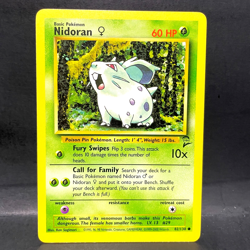 2000 POKEMON BASE SET 2 NIDORAN 82/130 (LP) COMMON - Image 1