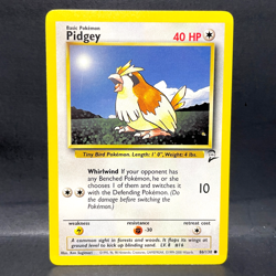 2000 POKEMON BASE SET 2 PIDGEY 86/130 (LP) COMMON - Image 1