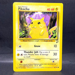 2000 POKEMON BASE SET 2 PIKACHU 87/130 (LP) COMMON - Image 1