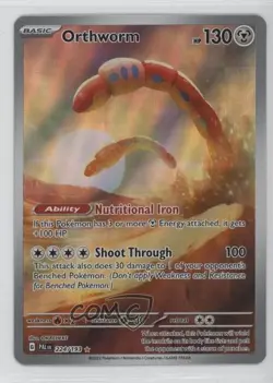 Orthworm Illustration Rare Pokemon SV02: Paldea Evolved #224 - Image 1
