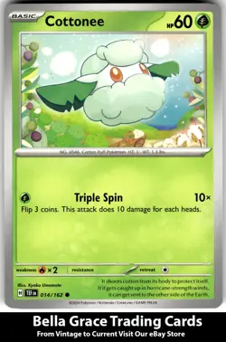 Cottonee #014/162 SV05: Temporal Forces Pokemon Common - Image 1