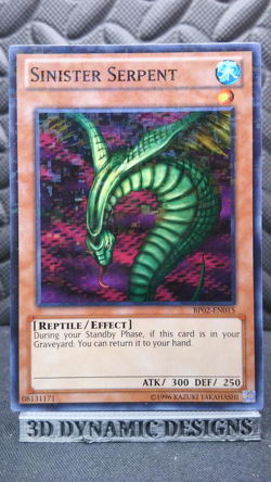 | Yugioh Sinister Serpent BP02-EN015 Battle Pack 2 War Of The Giants NM- 🔥 | - Image 1