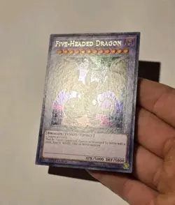 Yugioh Five-Headed Dragon BLHR-EN000 Secret Rare 1st Edition NM - Image 3