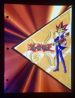 Yu-Gi-Oh! Yugioh 2003 Folder Starpoint Pockets 3 Ring Holes For Binder Kazuki - Image 1