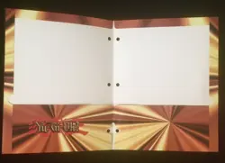 Yu-Gi-Oh! Yugioh 2003 Folder Starpoint Pockets 3 Ring Holes For Binder Kazuki - Image 3
