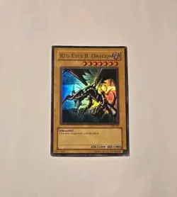 Yugioh Red-Eyes B. Dragon Ultra Rare Joey Wheeler SDJ-001 DMG - Image 1