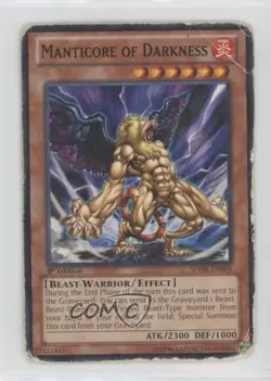 Manticore of Darkness 1st Ed. YuGiOh Onslaught the Fire Kings Structure Deck - Image 1