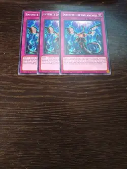 3X INFINITE IMPERMANENCE 1ST EDITION SR14-EN039 YUGIOH! - Image 1