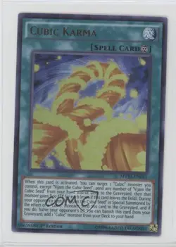 Cubic Karma 1st Ed. YuGiOh The Dark Side of Dimensions Movie Pack #MVP1-EN041 - Image 1