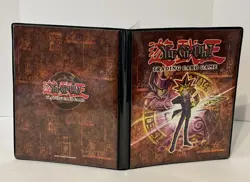 Yu-Gi-Oh 1996 Yugi Card Mini Binder Yugioh Dark Magician + 4 Cards Good Shape! - Image 3