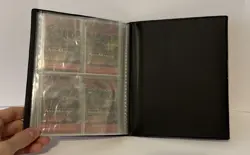 Yu-Gi-Oh 1996 Yugi Card Mini Binder Yugioh Dark Magician + 4 Cards Good Shape! - Image 5