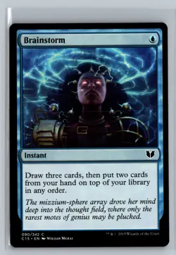 Brainstorm c Commander 2015 Common - MTG Magic the Gathering Card - Image 1