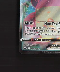 Galarian Slowking VMAX 100/198 Chilling Reign Ultra Rare Holo Pokemon Card NM - Image 5