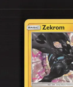 Zekrom 35/73 Shining Legends Holo Rare Pokemon Card NM - Image 3