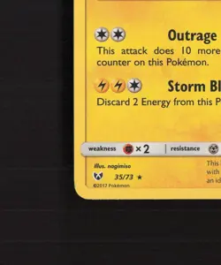 Zekrom 35/73 Shining Legends Holo Rare Pokemon Card NM - Image 5