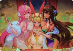 MAHJONG SOUL Holographic Custom Art Goddess Story Anime Collectible Card - Image 1