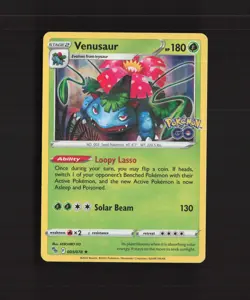 Venusaur 003/078 Pokemon GO Holo Rare Pokemon Card NM - Image 1
