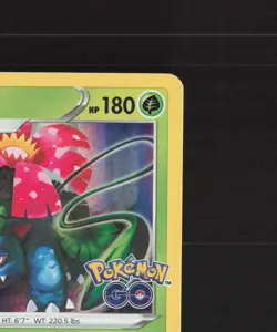 Venusaur 003/078 Pokemon GO Holo Rare Pokemon Card NM - Image 4