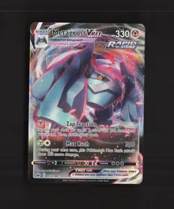Metagross VMAX 113/198 Chilling Reign Ultra Rare Holo Pokemon Card NM - Image 1