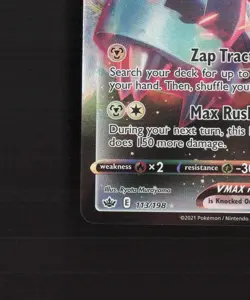 Metagross VMAX 113/198 Chilling Reign Ultra Rare Holo Pokemon Card NM - Image 5