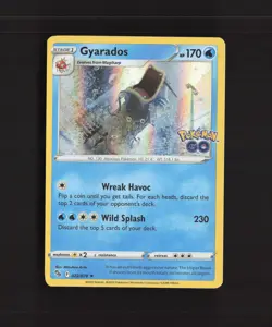 Gyarados 022/078 Pokemon GO Holo Rare Pokemon Card LP+ - Image 1