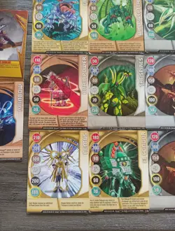 Bakugan Metal Card Lot Of 14. 2 Are Rare Serial Number Stamped Cards - Image 4