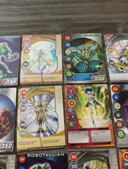 Bakugan 2006 2008 2011 Magnetic Metal 15 Card lot 3 Have Serial Stamp - Image 4