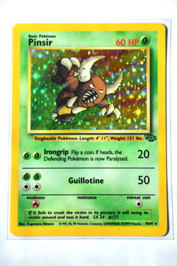 Pokemon TCG Pinsir 9/64 Jungle Set Vintage Holo Rare Card Ungraded Near Mint NM - Image 1