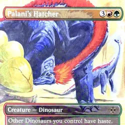 Palani's Hatcher (Borderless) - Reg - MTG - LCI - 0332 - RARE ~ NM - Image 1