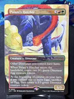 Palani's Hatcher (Borderless) - Reg - MTG - LCI - 0332 - RARE ~ NM - Image 3