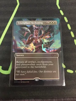 MTG Magic The Gathering Triumphant Reckoning Foil Secret Lair Commander - Image 1