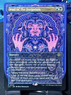 Wail of the Forgotten (Borderless) - Reg - MTG - LCI - 0343 - RARE ~ NM - Image 3