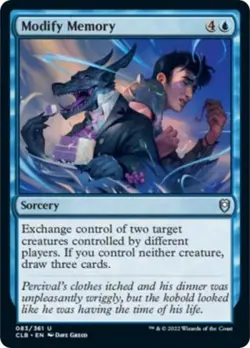 Modify Memory - Light Play MTG Commander Legends: Battle for Baldur's Gate - Image 1