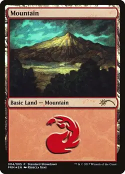 Mountain (Rebecca Guay) -Foil Light Play MTG Promos: Standard Showdown - Image 1