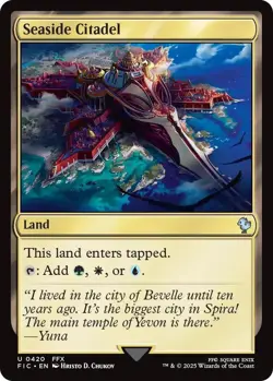 Seaside Citadel 0420 MTG Commander FINAL FANTASY Uncommon NP - Image 1