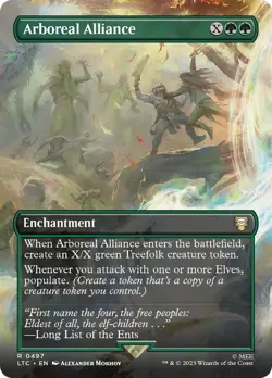 MTG Arboreal Alliance (Borderless) [The Lord of the Rings: Tales of Middle-Earth - Image 1