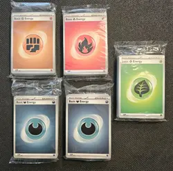1x Sealed Basic Energy Card Packs (45 Cards) Pokemon TCG Scarlet & Violet Era - Image 1