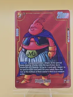 Dragon Ball Super Card Game Fusion World Manga Majin Buu Sb01-033 Rare Star - Image 1
