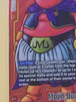 Dragon Ball Super Card Game Fusion World Manga Majin Buu Sb01-033 Rare Star - Image 5